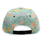 Retro Air Balloon Pattern Print Snapback Cap