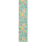 Retro Air Balloon Pattern Print Table Runner