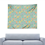 Retro Air Balloon Pattern Print Tapestry