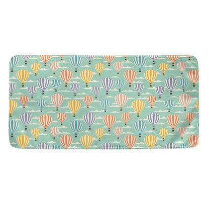 Retro Air Balloon Pattern Print Towel