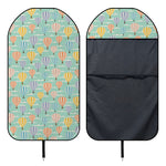Retro Air Balloon Pattern Print Waterproof Car Seat Cover
