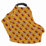 Retro American Football Ball Print Baby Seat Cover