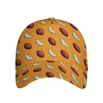 Retro American Football Ball Print Baseball Cap