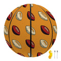 Retro American Football Ball Print Basketball