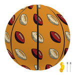 Retro American Football Ball Print Basketball