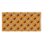 Retro American Football Ball Print Beach Towel