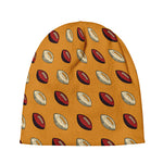 Retro American Football Ball Print Beanie