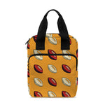 Retro American Football Ball Print Bible Tote Bag