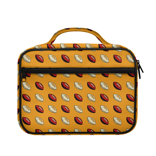Retro American Football Ball Print Briefcase Bible Bag