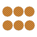 Retro American Football Ball Print Coaster Set