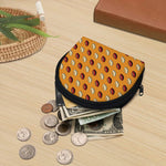 Retro American Football Ball Print Coin Purse