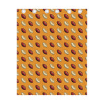 Retro American Football Ball Print Curtain