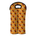 Retro American Football Ball Print Double Neoprene Wine Tote