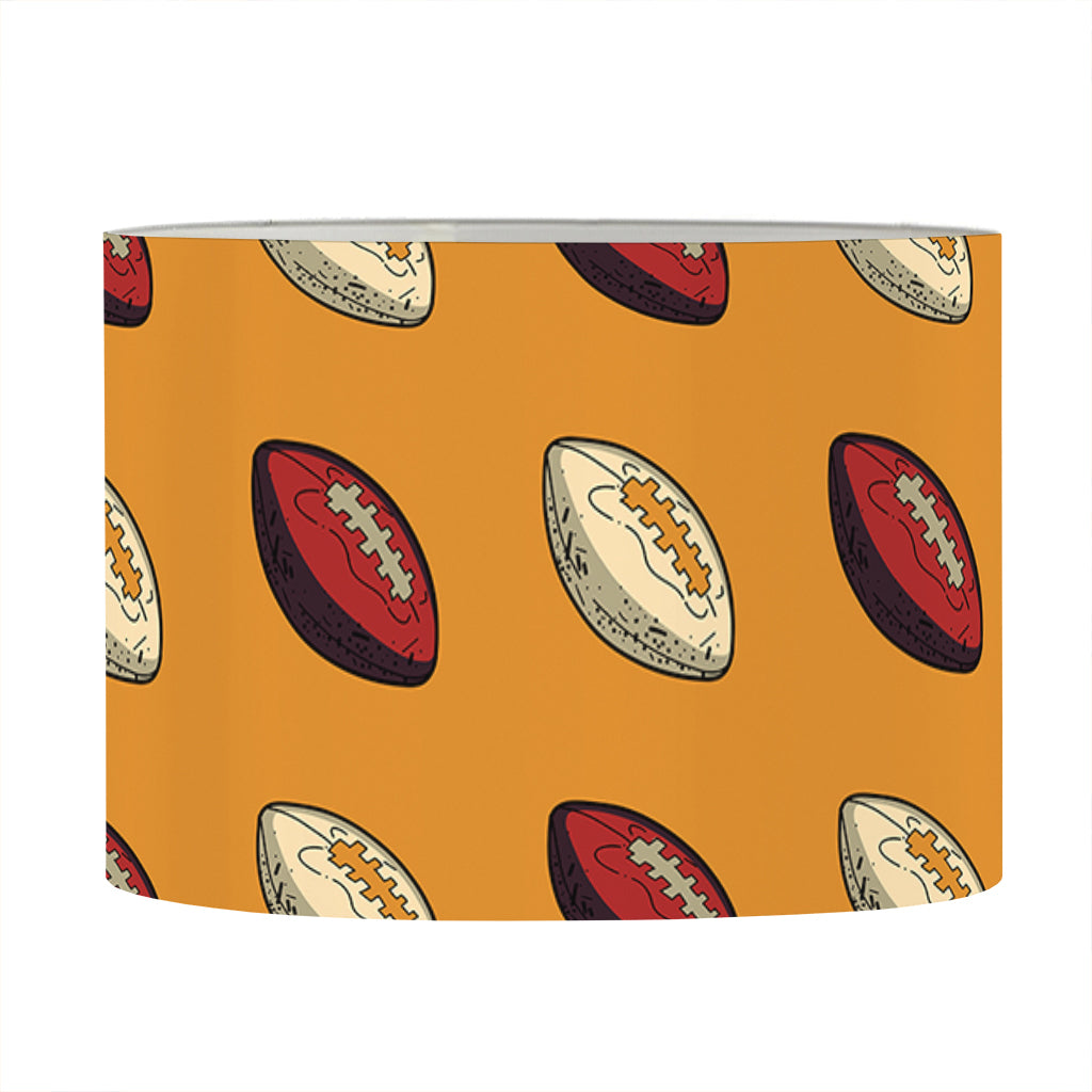 Retro American Football Ball Print Drum Lamp Shade