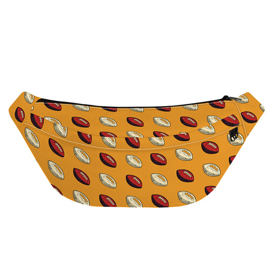Retro American Football Ball Print Fanny Pack