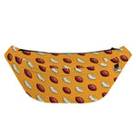 Retro American Football Ball Print Fanny Pack