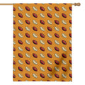Retro American Football Ball Print House Flag