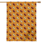 Retro American Football Ball Print House Flag