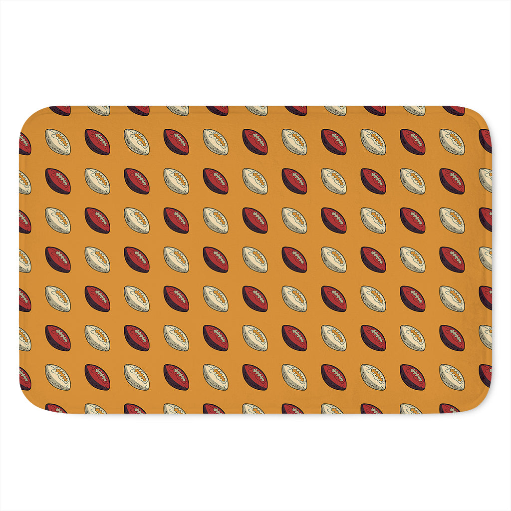Retro American Football Ball Print Indoor Door Mat