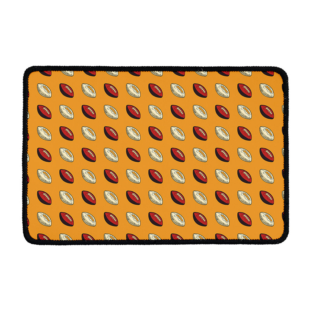 Retro American Football Ball Print Kitchen Mat