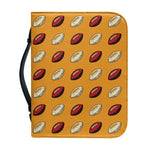 Retro American Football Ball Print Leather Bible Cover
