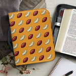 Retro American Football Ball Print Leather Bible Cover