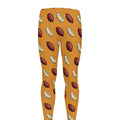 Retro American Football Ball Print Men's Leggings