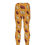 Retro American Football Ball Print Men's leggings