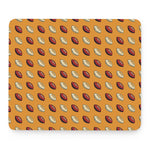 Retro American Football Ball Print Mouse Pad