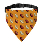 Retro American Football Ball Print Over The Collar Dog Bandana