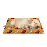 Retro American Football Ball Print Pet Cooling Mat Cover