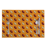 Retro American Football Ball Print Placemat