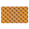 Retro American Football Ball Print Polyester Doormat