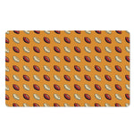 Retro American Football Ball Print Polyester Doormat