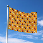 Retro American Football Ball Print Polyester Flag