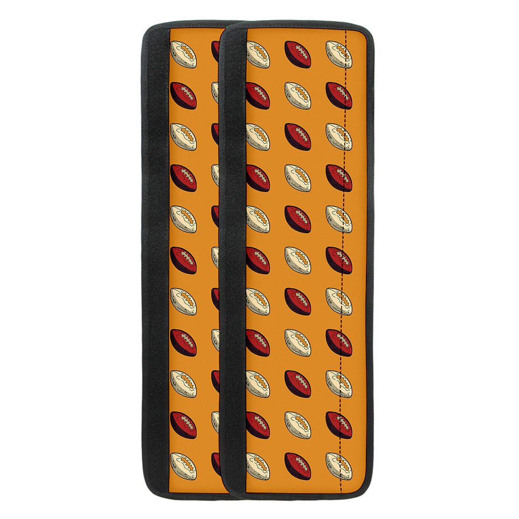 Retro American Football Ball Print Refrigerator Handle Covers
