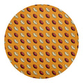 Retro American Football Ball Print Round Blanket