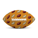 Retro American Football Ball Print Rugby Ball