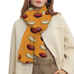 Retro American Football Ball Print Scarf