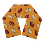 Retro American Football Ball Print Scarf
