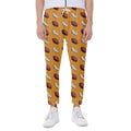 Retro American Football Ball Print Joggers