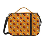 Retro American Football Ball Print Shoulder Strap Bible Bag
