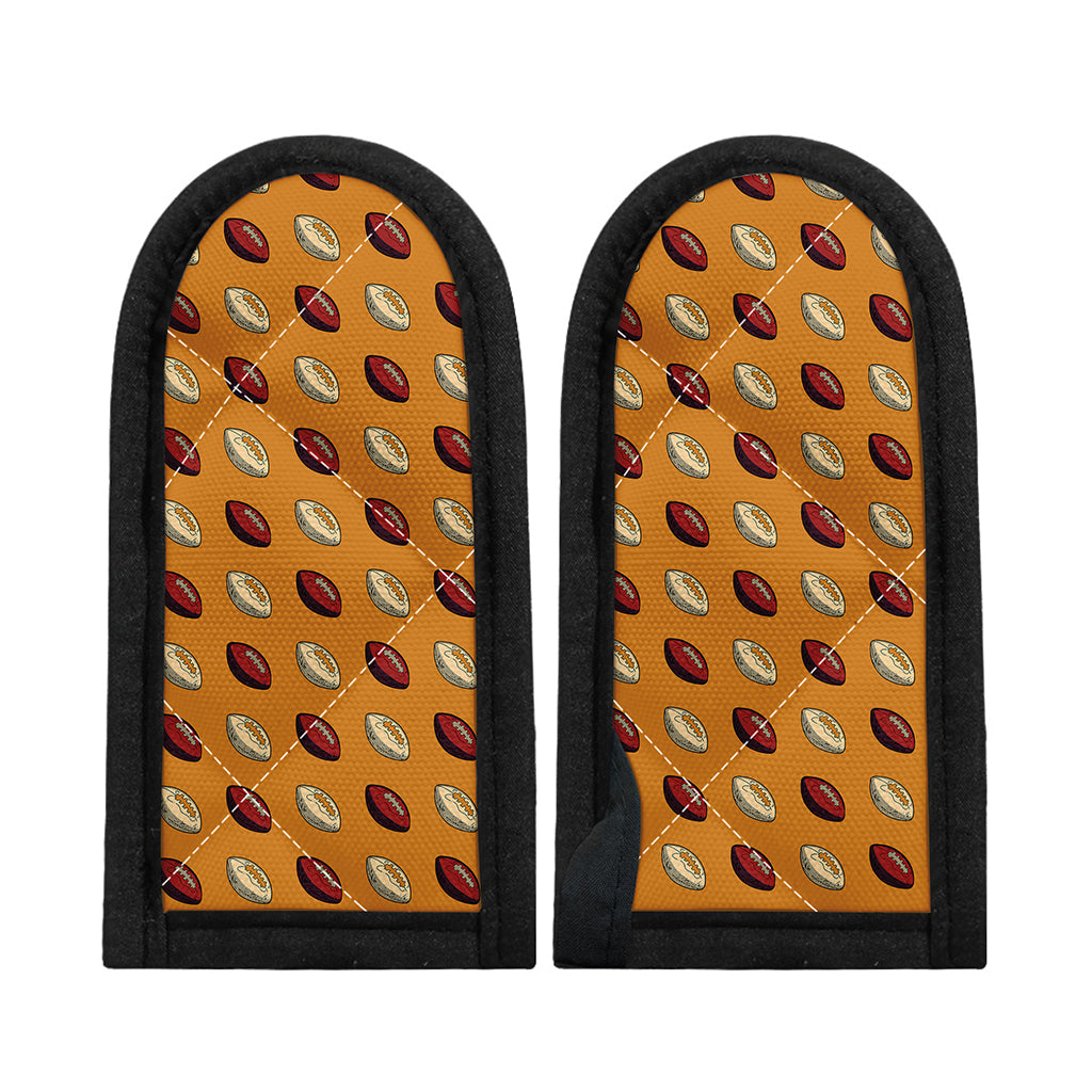 Retro American Football Ball Print Skillet Handle Cover