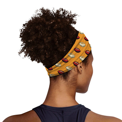 Retro American Football Ball Print Sports Headband
