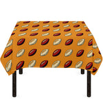 Retro American Football Ball Print Tablecloth