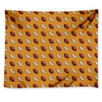Retro American Football Ball Print Tapestry