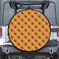 Retro American Football Ball Print Tire Cover