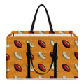 Retro American Football Ball Print Utility Tote Bag