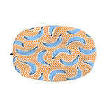 Retro Blue Banana Pattern Print Car Side Mirror Covers