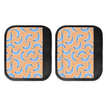 Retro Blue Banana Pattern Print Handle Covers